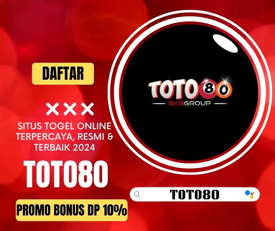 TOTO80 - Situs Toto 4D Trusted & Link Resmi Bandar Togel Pasaran Terlengkap