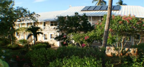 aerial view of Hut Pointe Inn